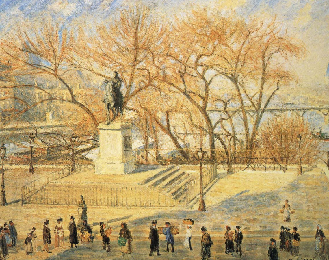 Camille Pissarro The statue of the morning sun